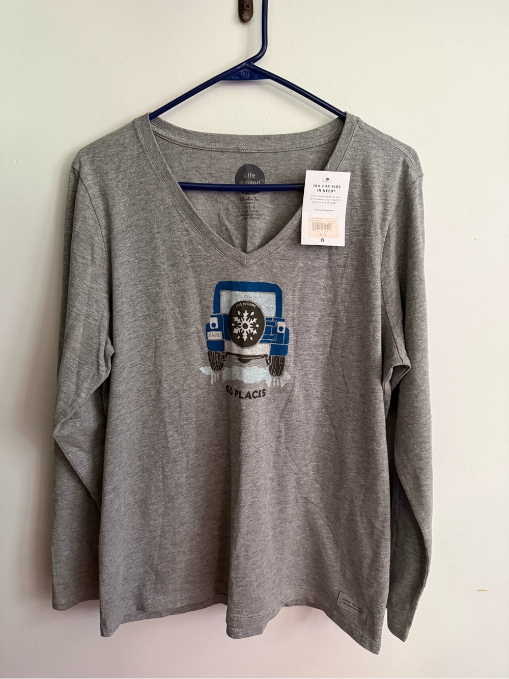 NWT Life Is Good Graphic Long Sleeve